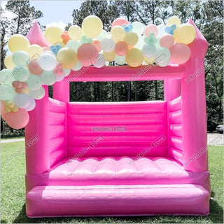 New Pink Bounce House Jungle Jumps House Of Bounce Moon Bounce