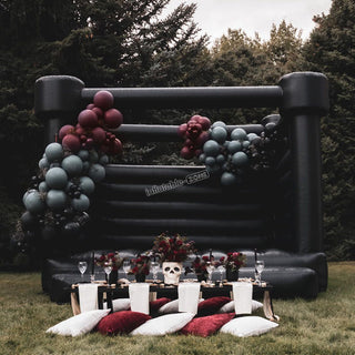 Halloween Black Wedding Bouncy Castle Bounce House For Party