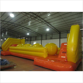 Exciting Inflatable Big Ball Jump Game Wipeout Ball Game