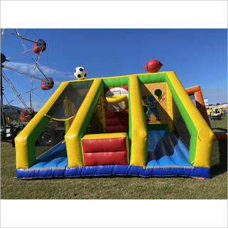 Best Shooting Games Big Fun Inflatable Park Event Equipment Rentals 3 N 1 Sports Challenges For Team Building - Inflatable-Zone