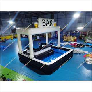 Coolest Inflatable Outdoor Pool Bar Water Blow Up Bar Party Event Backyard