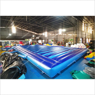 Large PVC Tarpaulin Inflatable Jumping Pad Bouncer Indoor Or Outdoor Kids Playground Equipment For Jumping