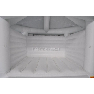 White Inflatable Castle Wedding Inflatable Bouncer Jumping Castle House