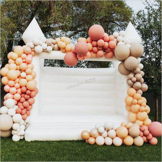 White Bounce House, White Wedding Bouncy Castle