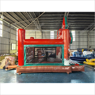 Merry Christmas Theme Air Bouncer Inflatable Trampoline Adult Jumping Castle Inflatable Bounce House For Sale