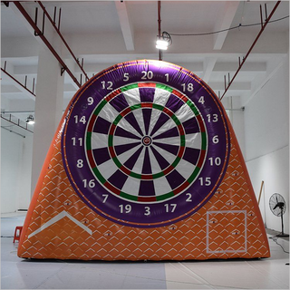 Interactive Play Inflatable Soccer Darts Board Human Sport Inflatable Football Dartboard Kick Dart Game