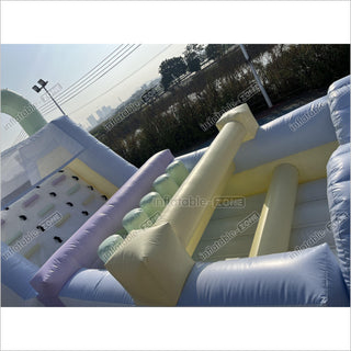 Large Inflatable Obstacle Course Slip And Slide Birthday Party Fun Obstacle Course For Adults