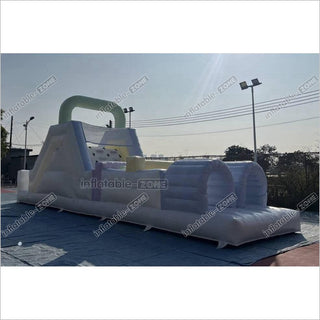 Large Inflatable Obstacle Course Slip And Slide Birthday Party Fun Obstacle Course For Adults