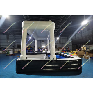 Relaxing Inflatable Pool Bar Water Inflatable Floating Pool Table Sports Bar For Private Parties