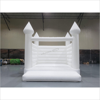 White Bounce House, White Wedding Bouncy Castle