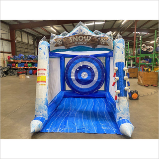 Snow Throw Childrens Party Snowball Throw Game Team Building Activities Near Me Axe Throwing Inflatable Rental - Inflatable-Zone