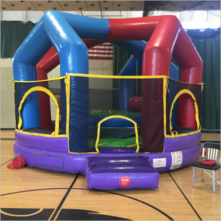 Inflatable Wrecking Ball Bounce House Interactive Inflatable Game Duck And Dodge Boulder Balls Indoor Playground For Home - Inflatable-Zone