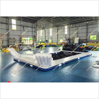 Inflatable Floating Platform Ocean Sea Boat Yacht Water Playground Equipment Sofa Swimming Pool In Ocean