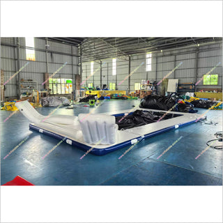 Inflatable Floating Platform Ocean Sea Boat Yacht Water Playground Equipment Sofa Swimming Pool In Ocean