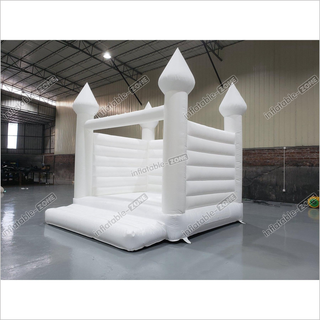 White Bounce House, White Wedding Bouncy Castle