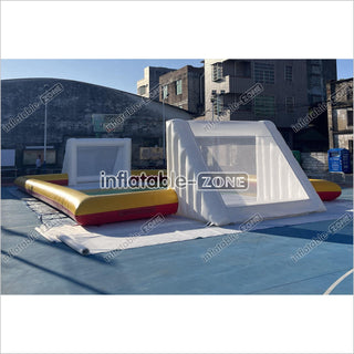 Giant Inflatable Football Field Inflatable Soccer Field Pitch For Outdoor Inflatable Soccer Games