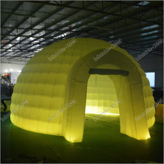 Inflatable Igloo Dome Tent With Air Blower, Inflatable House Tent For Party, Wedding, Show, Event And Exhibition