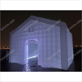 Large White Inflatable Nightclub Cube Wedding Tent Portable Inflatable Night Club