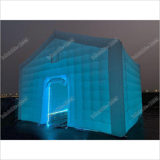 Large White Inflatable Nightclub Cube Wedding Tent Portable Inflatable Night Club