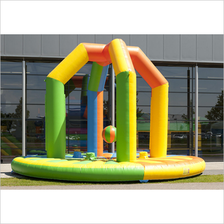 Sports Theme Party Swing Him Off Inflatable Tether Ball Game Blow Up Wrecking Ball Playground For Outdoor - Inflatable-Zone