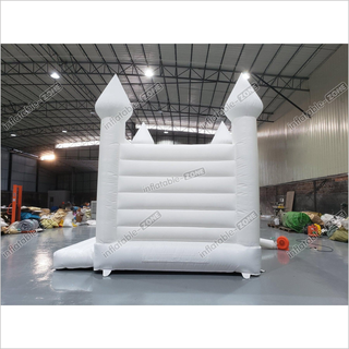 White Bounce House, White Wedding Bouncy Castle