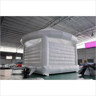 White Inflatable Castle Wedding Inflatable Bouncer Jumping Castle House