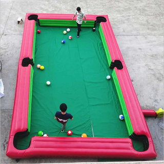 Outdoor Pool Table Inflatable Snooker Human Pool Table Billiard Soccer Table Fun Team Building Games - Inflatable-Zone