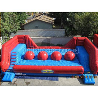 Big Balls Wipeout Run Inflatable Obstacle Course