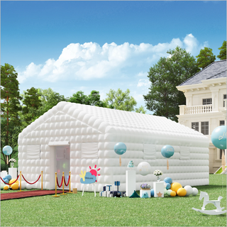 White Night Club Inflatable Large Tent Outdoor Wedding Decoration Backyard Party Tent Inflatable Nightclub Rental