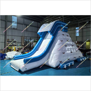 Best Rated Inflatable Water Slides Rock Climbing Walls Water Park Challenge Iceberg Inflatable Water Toy