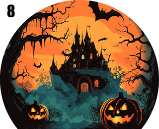 Halloween Haunted Snow Globe Inflatable Airquee Snow Globe Outdoor Inflatable Snow Globe With Blowing Snow