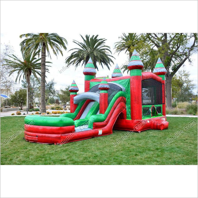 Bull bounce house jumpers for parties wet dry castle combo double slid ...