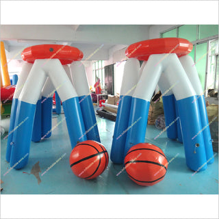 Basketball Hoop Inflatable Interactive Toys Stands Portable Shoot The Hoop Fun Basketball Game