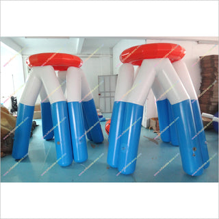 Basketball Hoop Inflatable Interactive Toys Stands Portable Shoot The Hoop Fun Basketball Game