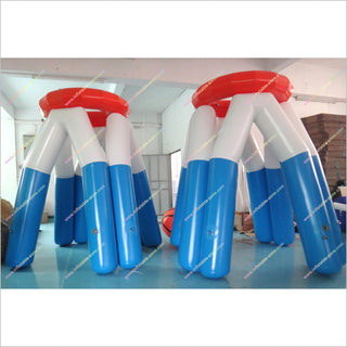 Basketball Hoop Inflatable Interactive Toys Stands Portable Shoot The Hoop Fun Basketball Game