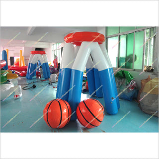 Basketball Hoop Inflatable Interactive Toys Stands Portable Shoot The Hoop Fun Basketball Game