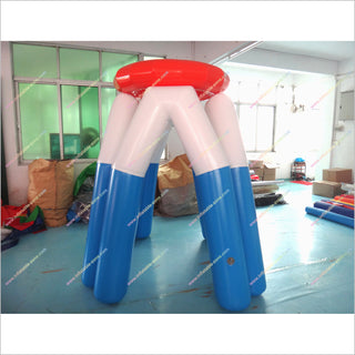 Basketball Hoop Inflatable Interactive Toys Stands Portable Shoot The Hoop Fun Basketball Game