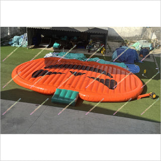 Best Backyard Trampoline Inflatable Jumping Pad Gymnastics Play Equipment Pumpkin Bounce Pad