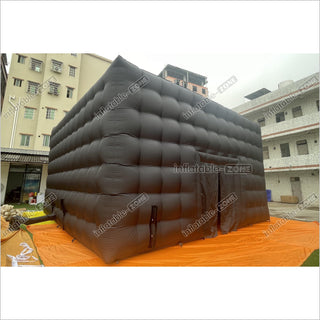 Black Inflatable Night Club Large Inflatable Party Tent Waterproof Nightclub House Disco Tent For Outdoor Wedding