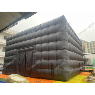 Black Inflatable Night Club Large Inflatable Party Tent Waterproof Nightclub House Disco Tent For Outdoor Wedding