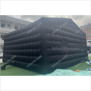 Backyard Large Black Inflatable Nightclub Wedding Tent Inflatable Disco Party Tent House Blow Up Nightclub