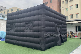 Outdoor Advertising Black Large Inflatable Camping Tent Inflatable Nightclub House Disco Tent For Party Event