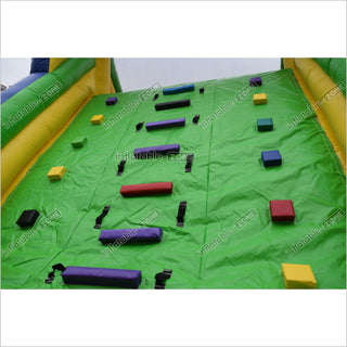 Blow Up Slide Obstacle Course Large Inflatable Assault Course Obstacle Jumpers For Rent