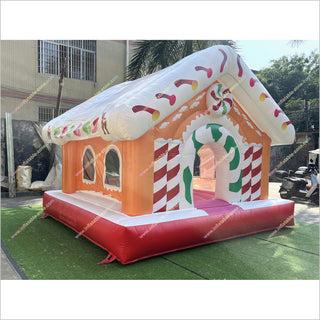 Candy Land Themed Christmas Buy Jumping Castle Backyard Inflatables Fun Holiday Activities Adult Bounce House For Rent - Inflatable-Zone