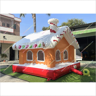 Candy Land Themed Christmas Buy Jumping Castle Backyard Inflatables Fun Holiday Activities Adult Bounce House For Rent - Inflatable-Zone