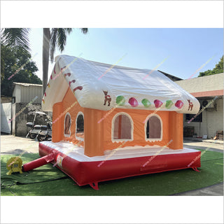 Candy Land Themed Christmas Buy Jumping Castle Backyard Inflatables Fun Holiday Activities Adult Bounce House For Rent - Inflatable-Zone