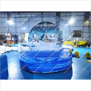 Christmas Activities Inflatable Snowman Globe Soft Play Indoor Playground Equipment Snow Globes Inflatables