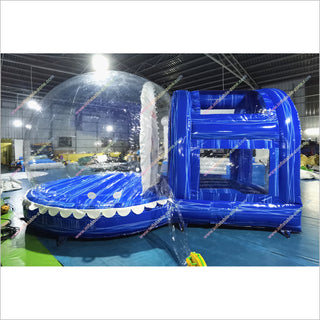 Christmas Inflatable Snow Globes Festival Themed Party Winter Snow Globe Inflatable Tunnel For Kids And Adults - Inflatable-Zone