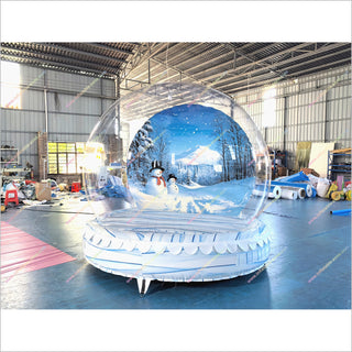 Christmas Party Games Snow Globe Gifts Snowman Inflatable Snow Globe Event Space Near Me