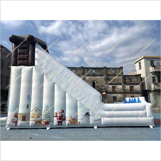 Christmas Slide Outdoor Inflatable Playground Jumper Rentals Near Me Best Adults Giant Inflatable Slide For Sale